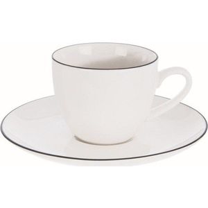 Bílý porcelánový šálek na espresso 100 ml Decora – Orion obraz