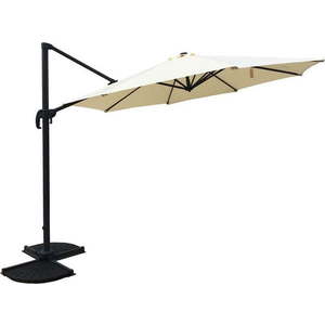 Krémový slunečník 300x300 cm Deluxe – Garden Pleasure obraz