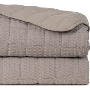 Béžový prošívaný přehoz 240x260 cm – Ixia obraz