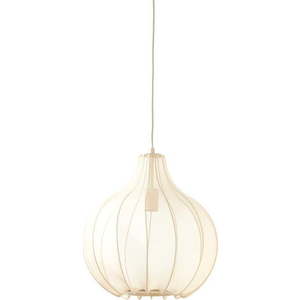 Béžové závěsné svítidlo s textilním stínidlem ø 39 cm Elati – Light & Living obraz