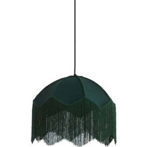 Závěsné svítidlo v petrolejové barvě s textilním stínidlem ø 40 cm Malacia – Light & Living obraz