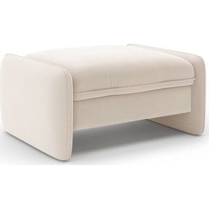 Krémová sametová podnožka Georgia – Micadoni obraz