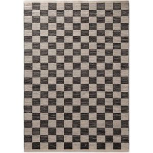 Černý/krémový ručně tkaný koberec s příměsí juty 120x170 cm Rex – Hanse Home obraz