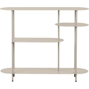 Béžový kovový regál 118x97x31 cm Rieti – House Nordic obraz