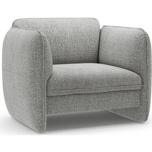 Světle šedé žinylkové křeslo Georgia – Micadoni obraz