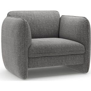 Tmavě šedé žinylkové křeslo Georgia – Micadoni obraz