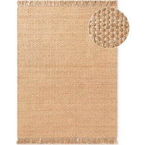 Ručně tkaný jutový koberec v přírodní barvě 160x230 cm Fjord – Hanse Home obraz