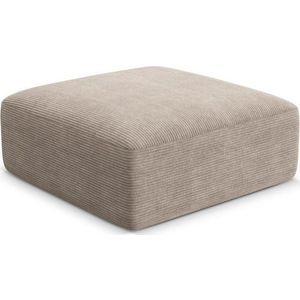 Světle hnědá manšestrová podnožka Campi – Cosmopolitan Design obraz