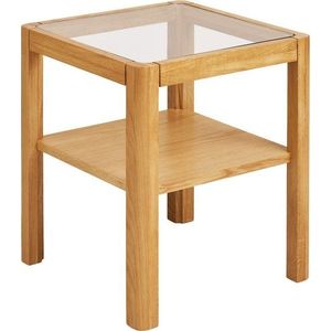 Odkládací stolek se skleněnou deskou 40x40 cm Lourmarin – House Nordic obraz