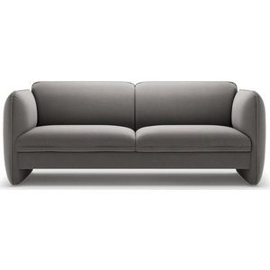 Tmavě šedá sametová pohovka 204 cm Georgia – Micadoni obraz