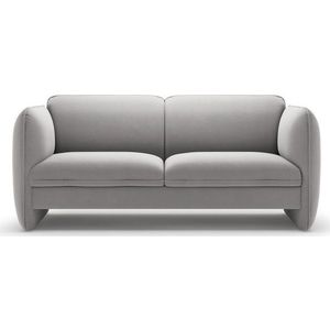 Světle šedá sametová pohovka 168 cm Georgia – Micadoni obraz