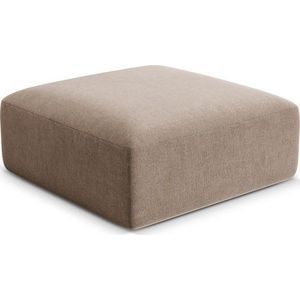 Světle hnědá sametová podnožka Campi – Cosmopolitan Design obraz