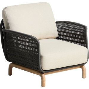 Béžové polstrované zahradní křeslo Alipa – Kave Home obraz