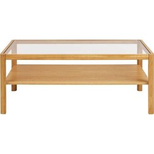 Konferenční stolek se skleněnou deskou v přírodní barvě 60x110 cm Lourmarin – House Nordic obraz