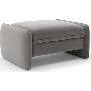 Tmavě šedá sametová podnožka Georgia – Micadoni obraz