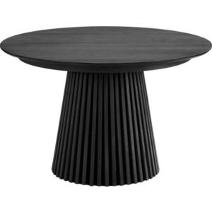 Kulatý rozkládací jídelní stůl s přídavnou deskou s deskou v dubovém dekoru ø 120 cm Osaka – House Nordic obraz