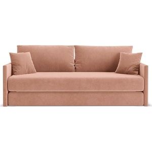 Růžová sametová rozkládací pohovka 209 cm Shannon – Cosmopolitan Design obraz