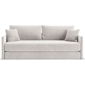 Béžová sametová rozkládací pohovka 209 cm Shannon – Cosmopolitan Design obraz