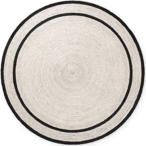Ručně tkaný jutový kulatý koberec ve světle přírodní barvě ø 150 cm Lina – Hanse Home obraz