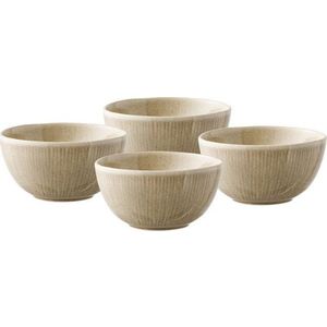 Béžové polévkové misky v sadě 4 ks z kameniny 1 l – House Nordic obraz