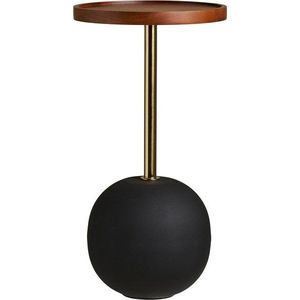 Kulatý odkládací stolek s deskou z mangového dřeva ø 30 cm Sirone – House Nordic obraz