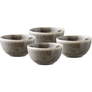 Šedobéžové polévkové misky v sadě 4 ks z kameniny 1 l Viola – House Nordic obraz