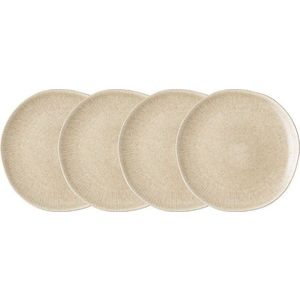 Šedobéžové talíře v sadě 4 ks z kameniny ø 21 cm Viola – House Nordic obraz