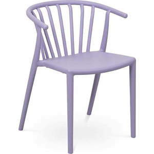 Plastová zahradní židle v levandulové barvě Capri – Bonami Essentials obraz