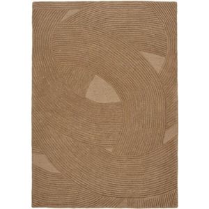 Ručně tkaný vlněný koberec v tmavě přírodní barvě 200x300 cm Pune – House Nordic obraz