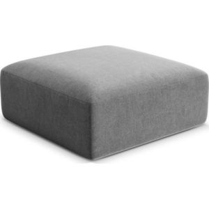 Světle šedá sametová podnožka Campi – Cosmopolitan Design obraz