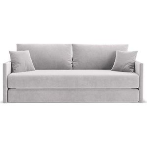 Světle šedá sametová rozkládací pohovka 209 cm Shannon – Cosmopolitan Design obraz