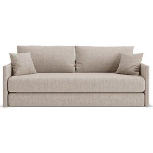 Světle hnědá žinylková rozkládací pohovka 209 cm Shannon – Cosmopolitan Design obraz