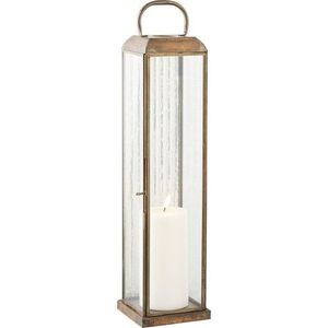Kovová/skleněná lucerna (výška 49 cm) Herslev – House Nordic obraz