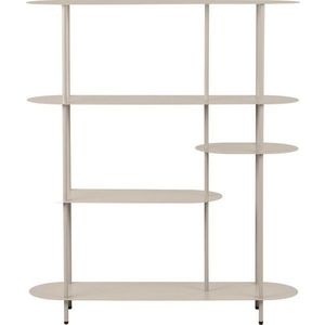 Béžový kovový regál 118x139x31 cm Rieti – House Nordic obraz