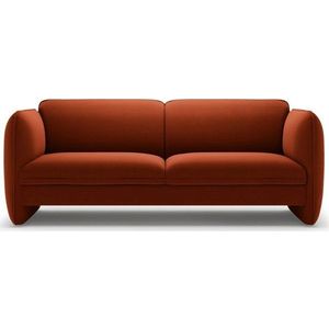 Sametová pohovka v cihlové barvě 204 cm Georgia – Micadoni obraz