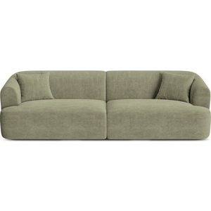 Zelená manšestrová pohovka 255 cm Campi – Cosmopolitan Design obraz