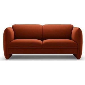 Sametová pohovka v cihlové barvě 168 cm Georgia – Micadoni obraz