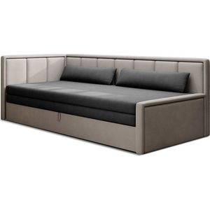 Šedá žinylková rozkládací/s úložným prostorem pohovka 214 cm Fulgeo – ELTAP obraz