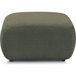 Zelená podnožka z textilie bouclé Montaigne – Bobochic Paris obraz