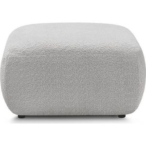 Světle šedá podnožka z textilie bouclé Montaigne – Bobochic Paris obraz