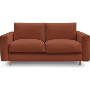 Oranžová pohovka na každodenní spaní/rozkládací 200 cm Cocoone – Bobochic Paris obraz