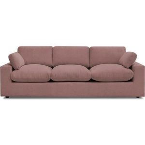 Růžová manšestrová pohovka 250 cm Belair – Bobochic Paris obraz