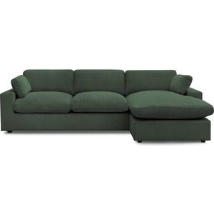 Zelená manšestrová rohová pohovka Belair – Bobochic Paris obraz