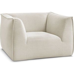 Béžové manšestrové křeslo Giorgia – Bobochic Paris obraz