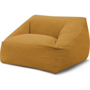 Žlutý manšestrový sedací vak Lilibet – Bobochic Paris obraz