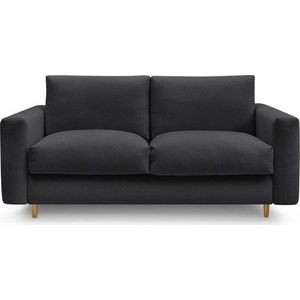 Černá pohovka na každodenní spaní/rozkládací 200 cm Cocoone – Bobochic Paris obraz