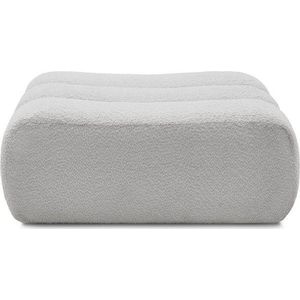 Světle šedá podnožka z textilie bouclé Azra – Bobochic Paris obraz