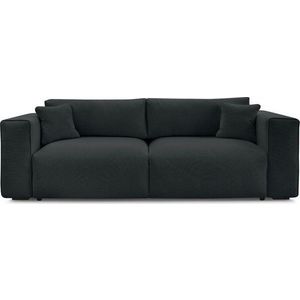 Černá rozkládací/s úložným prostorem pohovka 265 cm Ezechiel – Bobochic Paris obraz