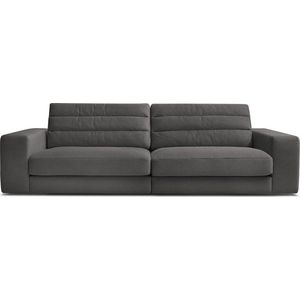 Černá sametová pohovka 276 cm Sierra – Bobochic Paris obraz