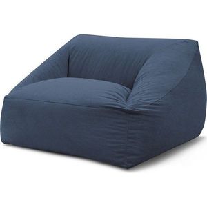 Tmavě modrý manšestrový sedací vak Lilibet – Bobochic Paris obraz